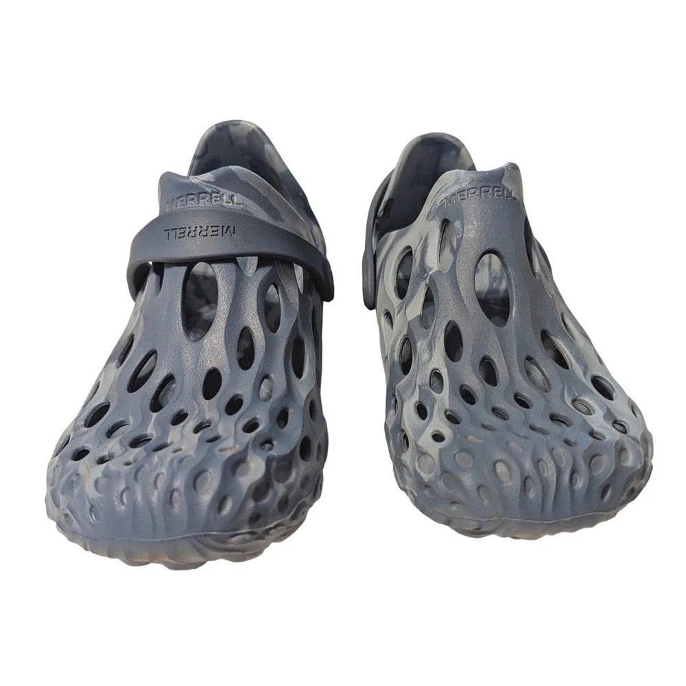 Merrell Hydro Moc Marbled Grey Blue Water Shoe Slipper Clogs Mens 4.5 Womens 6